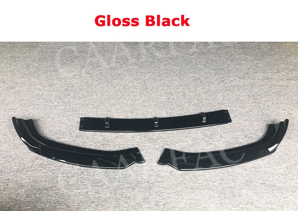 Для F20 СЕДАН ПЕРЕДНИЙ БАМПЕР губа подбородок разветвители спойлер для BMW 1 серии