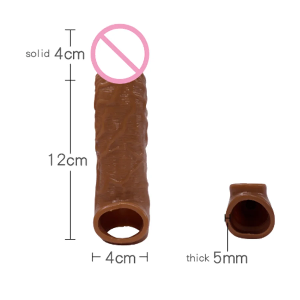 Многоразовые презервативы для увеличения мужского пениса интимные товары