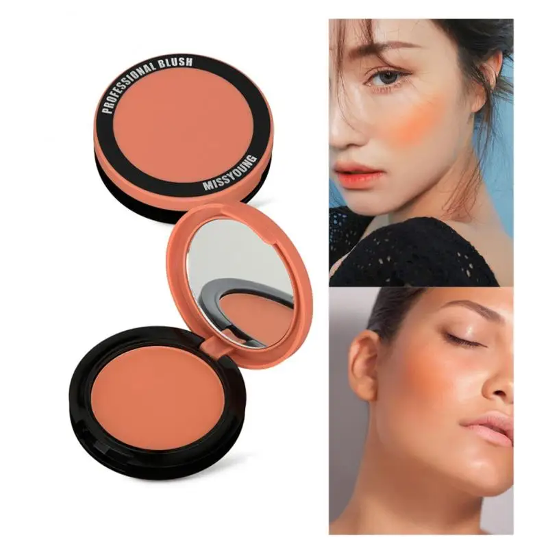 

MissYoung 4 Colors Face Mineral Pigment Blusher Powder Brozer Cosmestics Professional Palette Blush Contour Shadow Makeup TSLM1