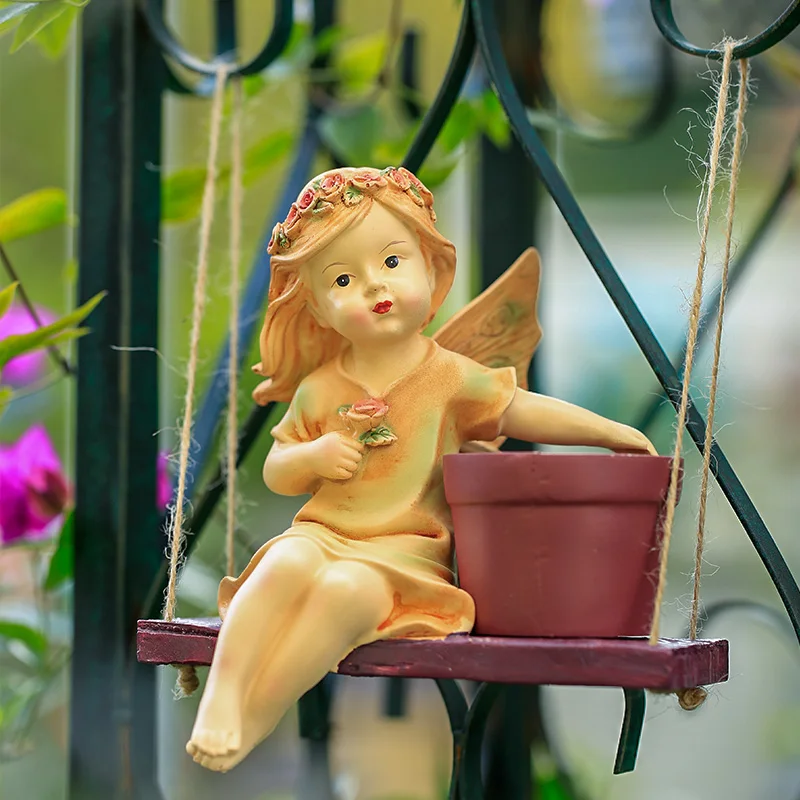 

Цветочный горшок в скандинавском стиле с изображением человеческого лица, украшения для балкона, каучуковый портрет, растение-суккулент, б...