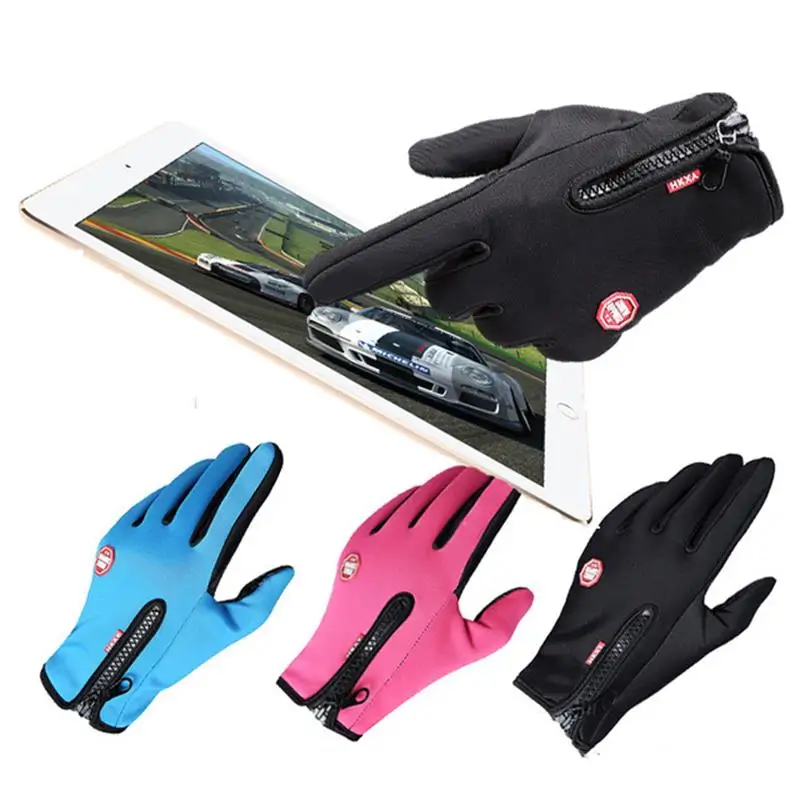 

Уличные велосипедные теплые спортивные перчатки для альпинизма катания на лыжах ветрозащитные водонепроницаемые Нескользящие Утепленные...