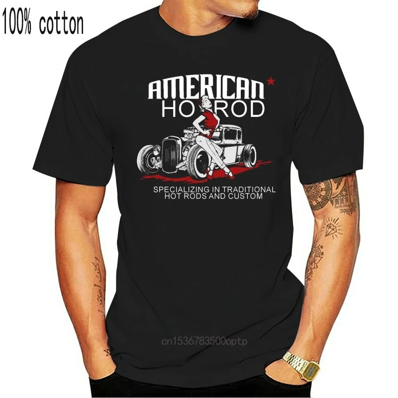 

2019 Fashion HERREN American Classic Car Fans MUSTANG MECHANIKER HOT ROD ROCKABILLY OLD TIMER US V8 O-Neck Hipster Tshirts