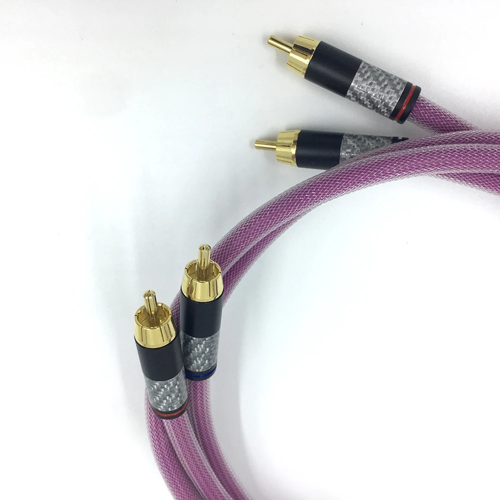 Hi-fi стерео пара RCA кабель высокой производительности Hi-Fi аудио 2rca к