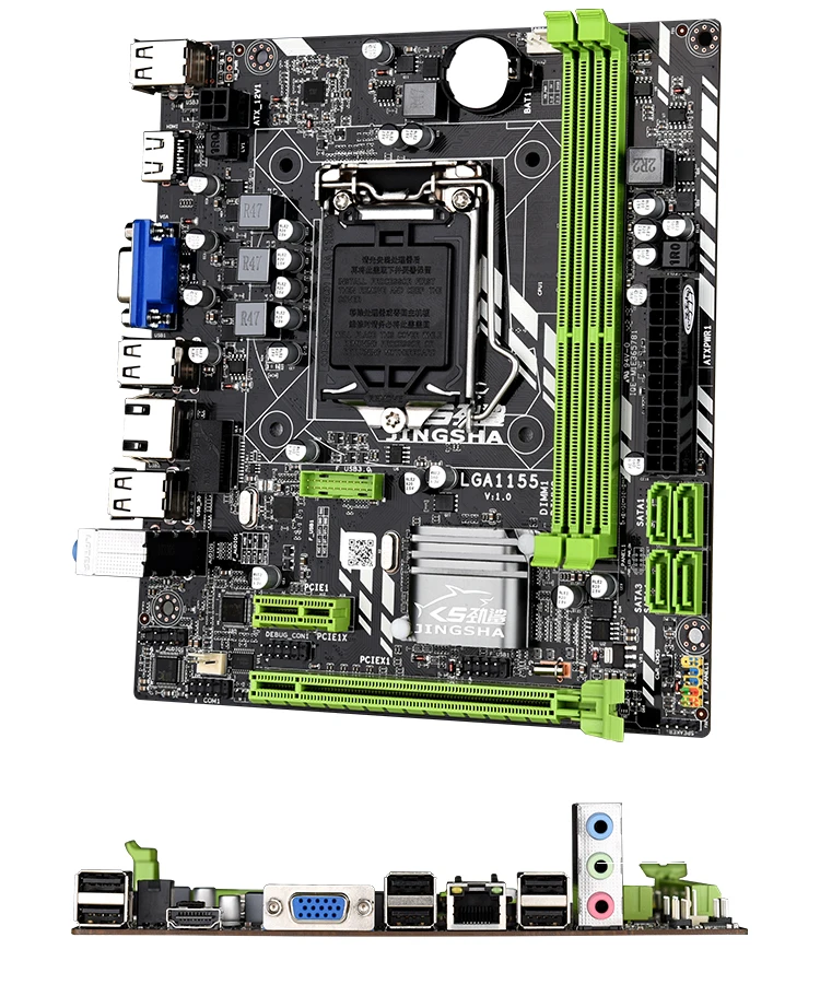 Новая материнская плата computier H61 LGA1155 для i7 i5 i3, поддержка процессора ddr3 ram