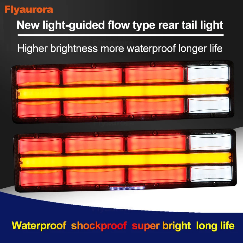 Грузовик светодиодные фонари водонепроницаемый задний светильник лампы 24V