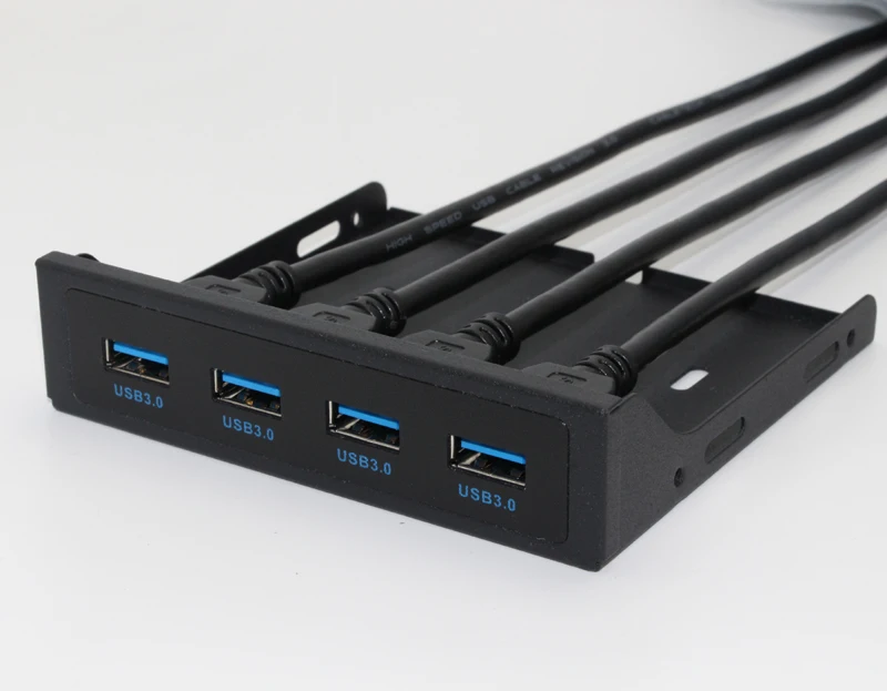 19+1 20Pin 4 Port USB 3.0 HUB Front Panel Combo Bracket Hub Adapter for PC Desktop 3.5&quot FDD Floppy Disk Drive Bay | Компьютеры и