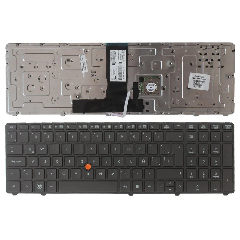 Новая латинская Клавиатура для ноутбука HP EliteBook 8760p 8760w 8770p 8770w LA черная клавиатура