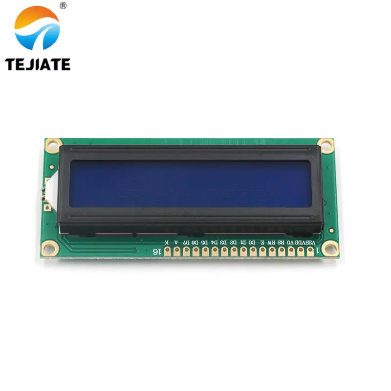 LCD1602 1602 module 5V lcd blue screen Character LCD Display Module Blue Blacklight New white code | Электронные компоненты и