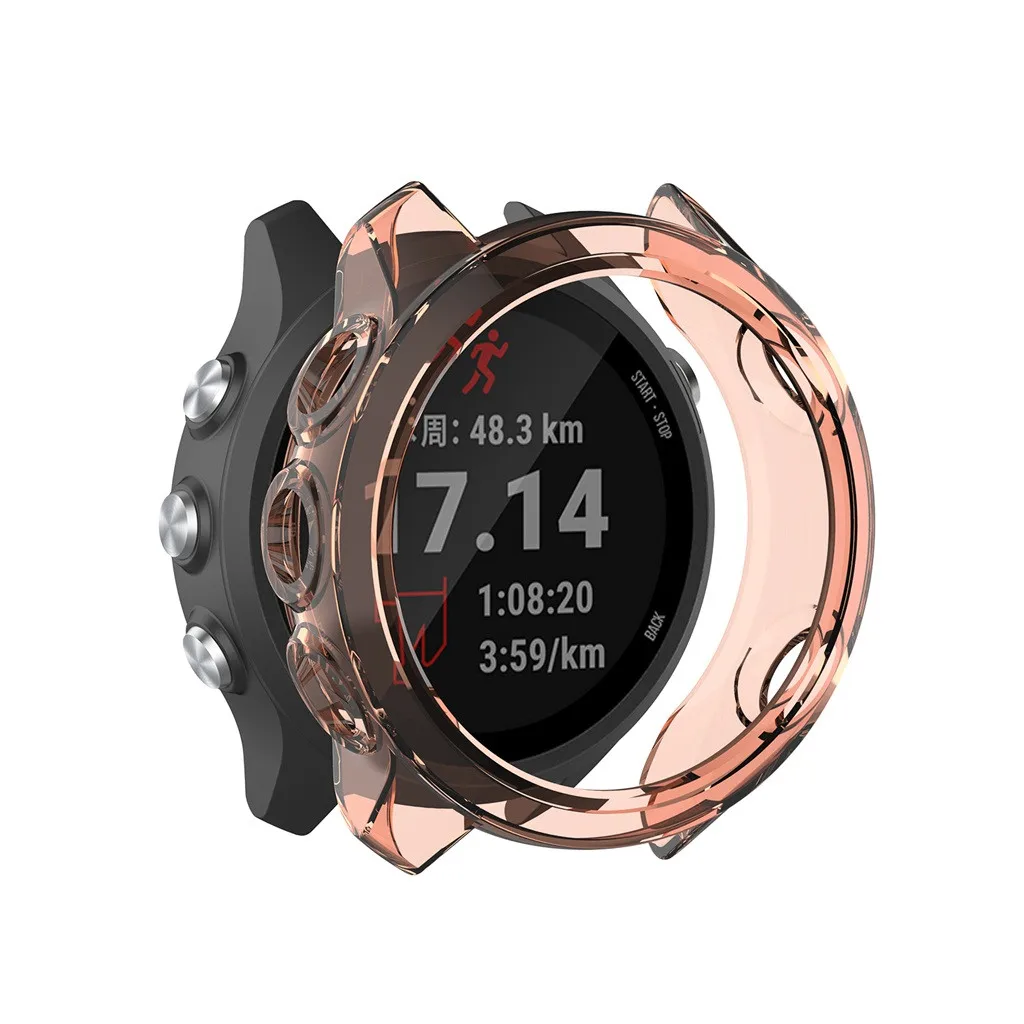 Прозрачный защитный чехол из ТПУ для часов Garmin Forerunner 245 M/245 | Электроника
