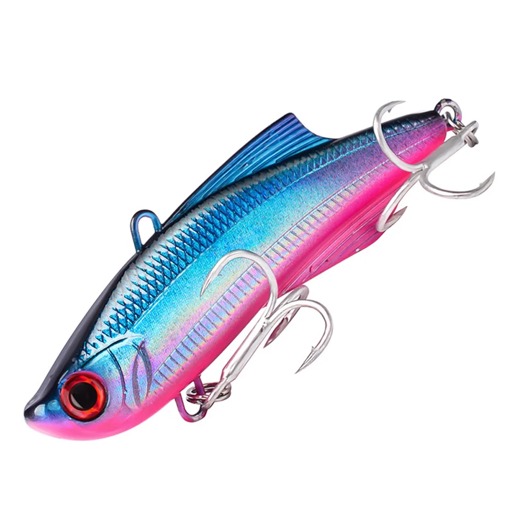 

Freshwater Trolling Fishing Lure 7.3cm-2.87"/20.5g-0.72oz Fishing Tackle Hard Lures with 6# BKB Hook 6 Colors Jig Wobbler Baits