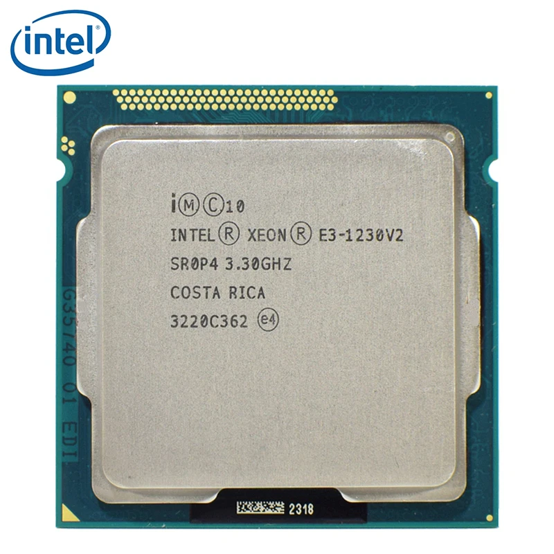 Процессор Intel Xeon E3 1230 V2 ЦПУ 3 ГГц 69 Вт SR0P4 8 Мб четырехъядерный Φ LGA 1155 ЦП