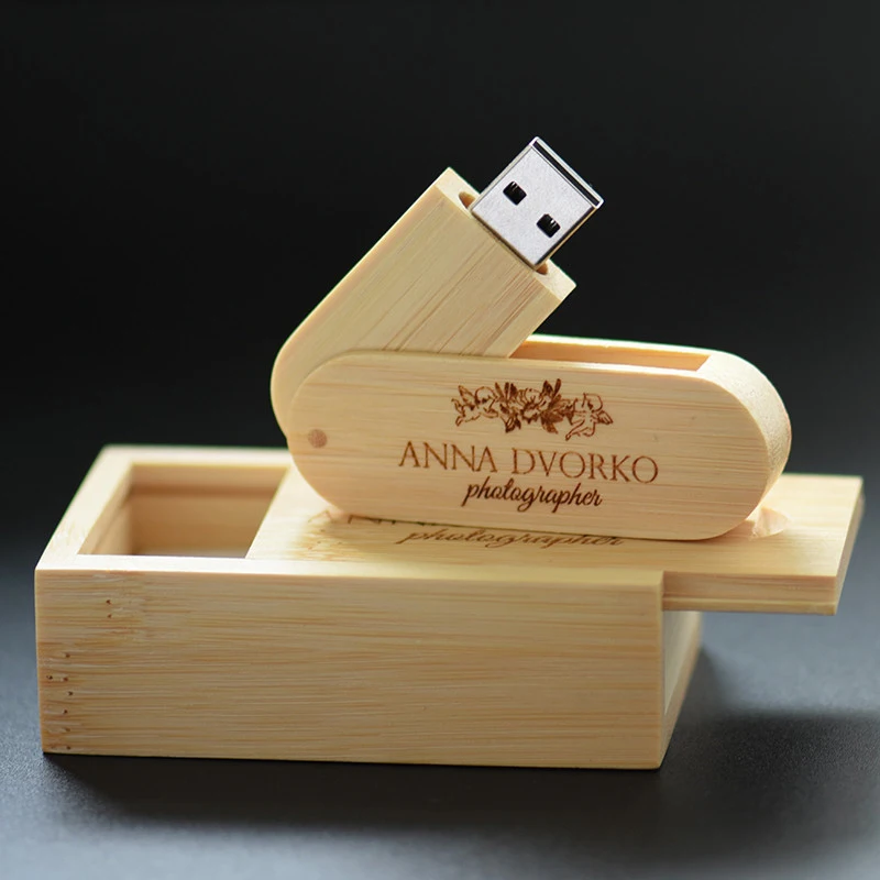 JASTER(более 10 шт. бесплатный логотип) ореховое дерево USB+ коробка Флешка 4 Гб 16 г 32 Гб 64 Гб USB флеш-накопитель карта памяти фотография подарок