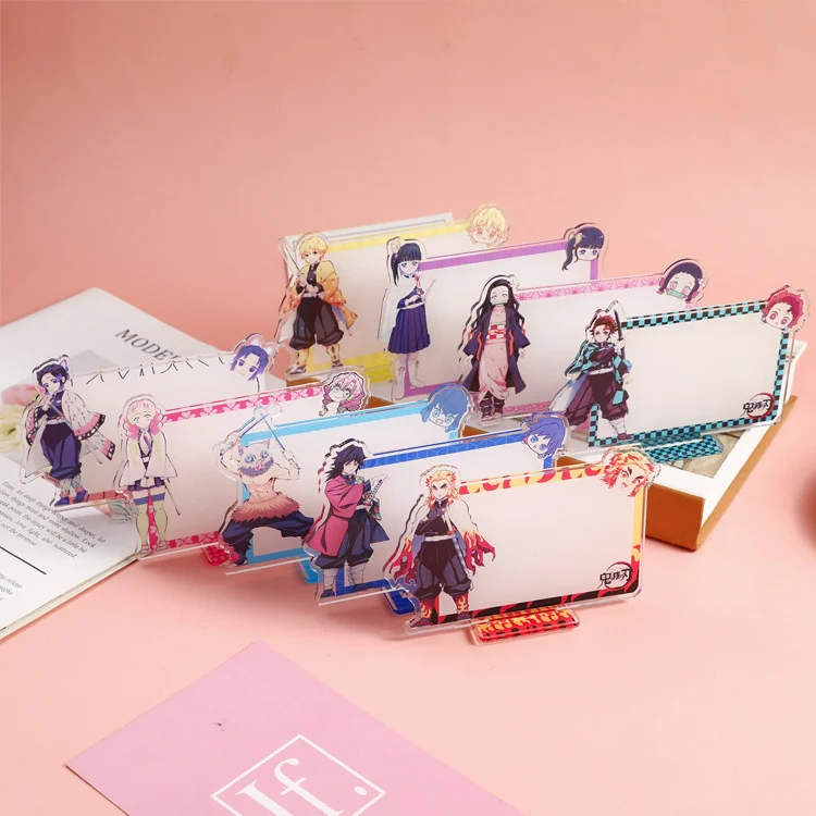 

Anime Demon Slayer: Kimetsu no Yaiba Nezuko Acrylic Standing Model Message Board Desktop Mini Erasable Writing Board