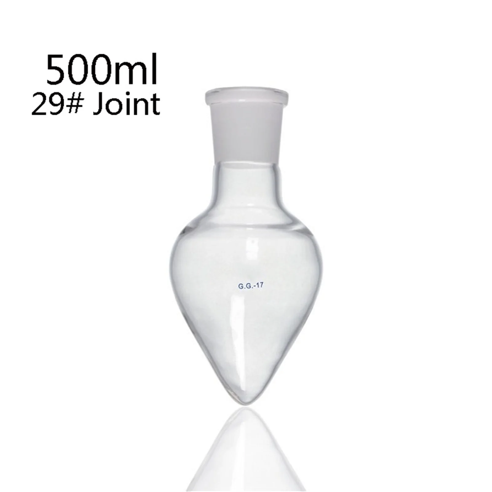 

500 мл грушевидной формы колба с 29 # совместных 3,3 боросиликатного Стекло термостойкие вращающаяся испарительная колба-пакет
