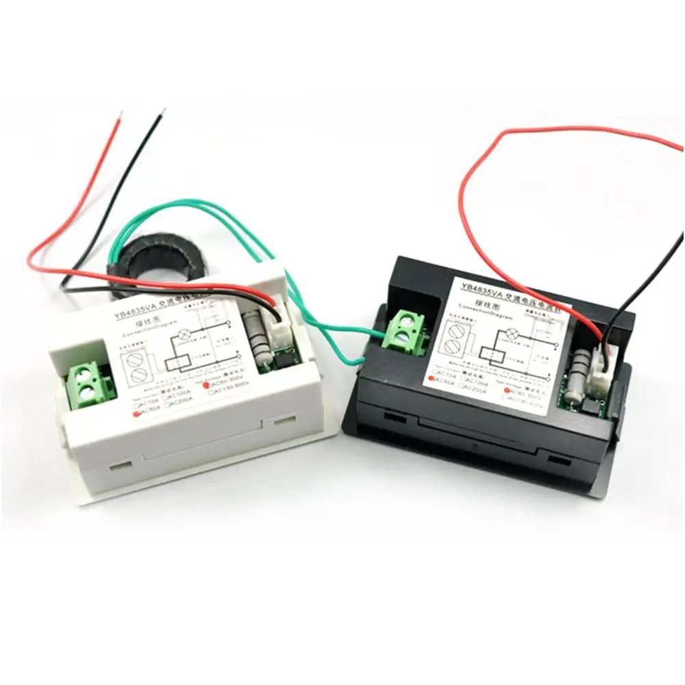 Цифровой Амперметр Вольтметр детектор напряжения светодиодный цифровой дисплей