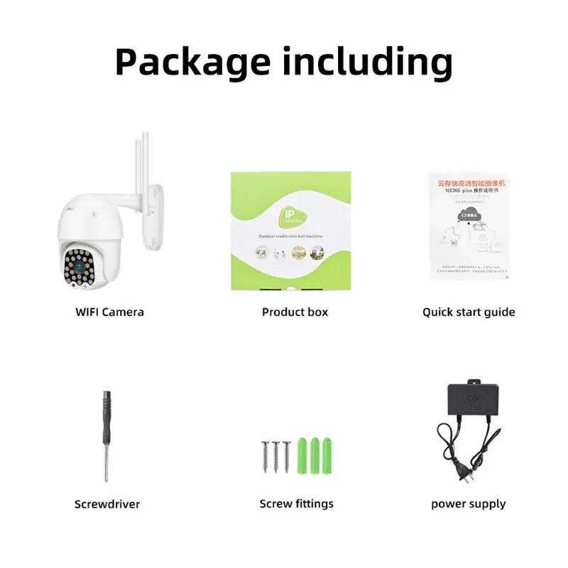 

1080P Wireless IP Camera WIFI Waterproof 2MP Outdoor PTZ IP Camera Motion Detection Night Vision Camaras De Vigilancia Con Wifi