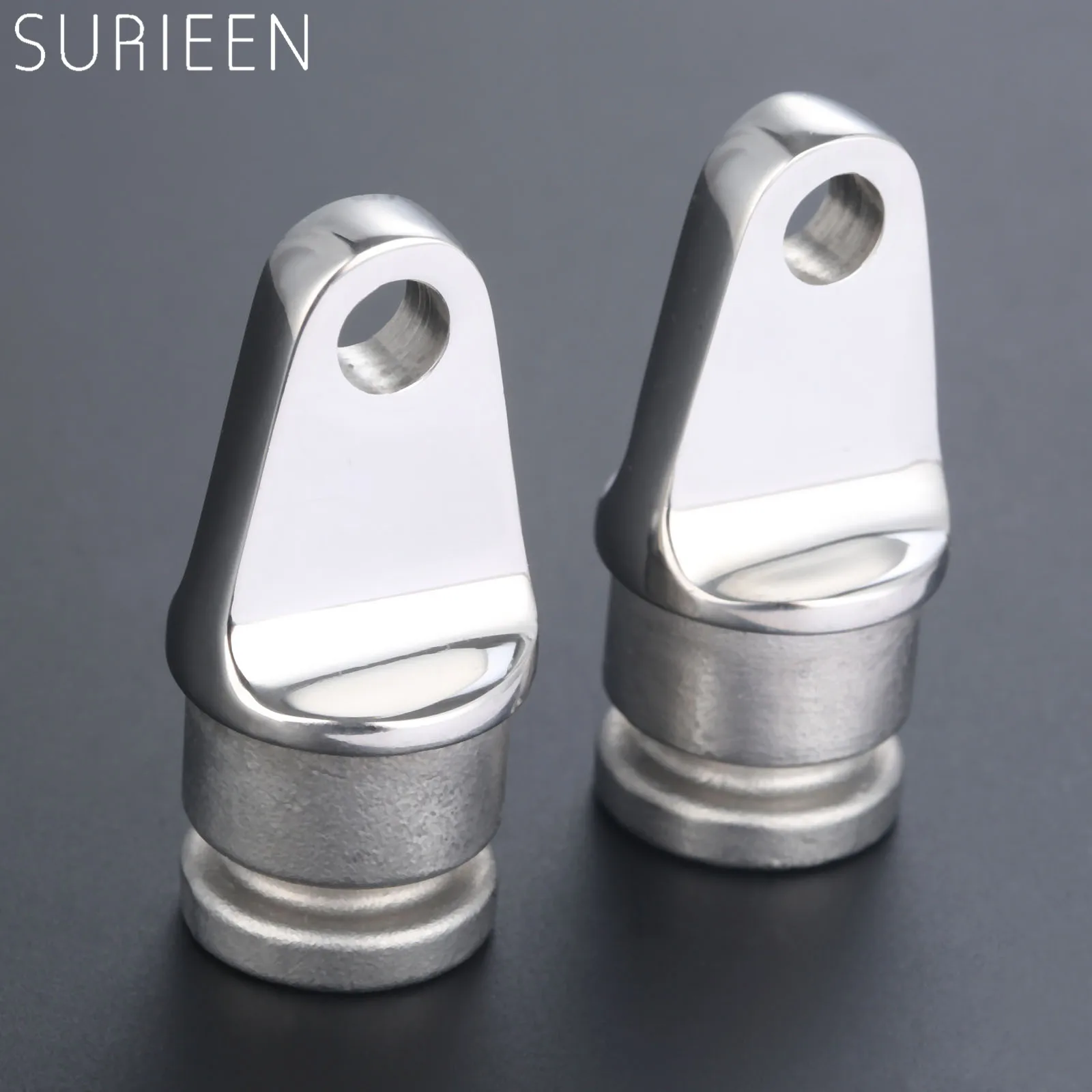 2 предмета заглушка Топ вставки для 22 мм 7/8 &quotтрубы Нержавеющая сталь тент навес