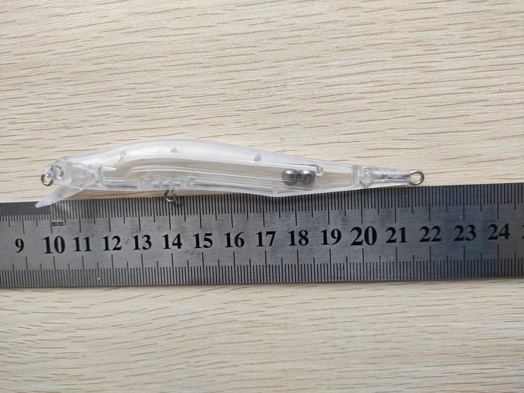 10 шт. Неокрашенная рыболовная приманка тело гольян твердые приманки рыболовный