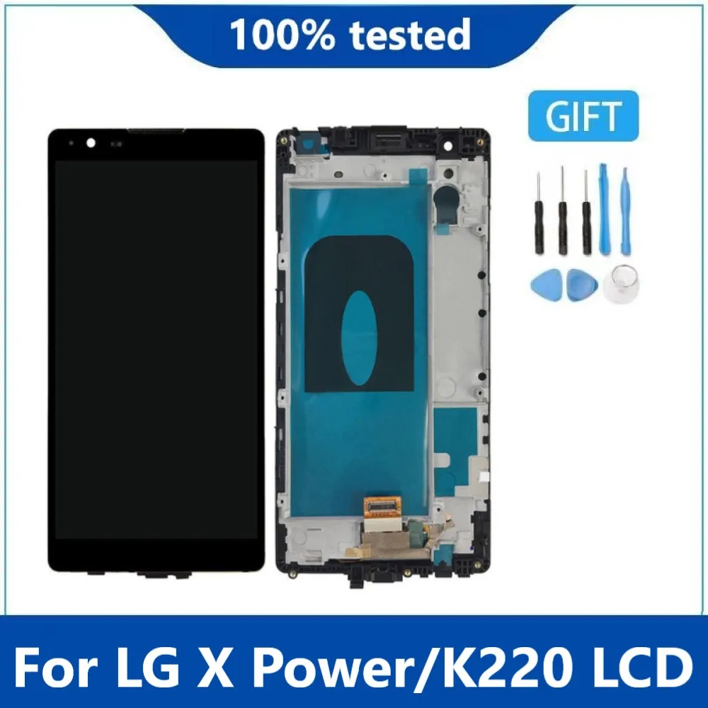 

Оригинальный Для LG X Мощность K220DS K220 ЖК-дисплей Дисплей с кодирующий преобразователь сенсорного экрана в сборе для LG K220 ЖК-дисплей с рамкой р...