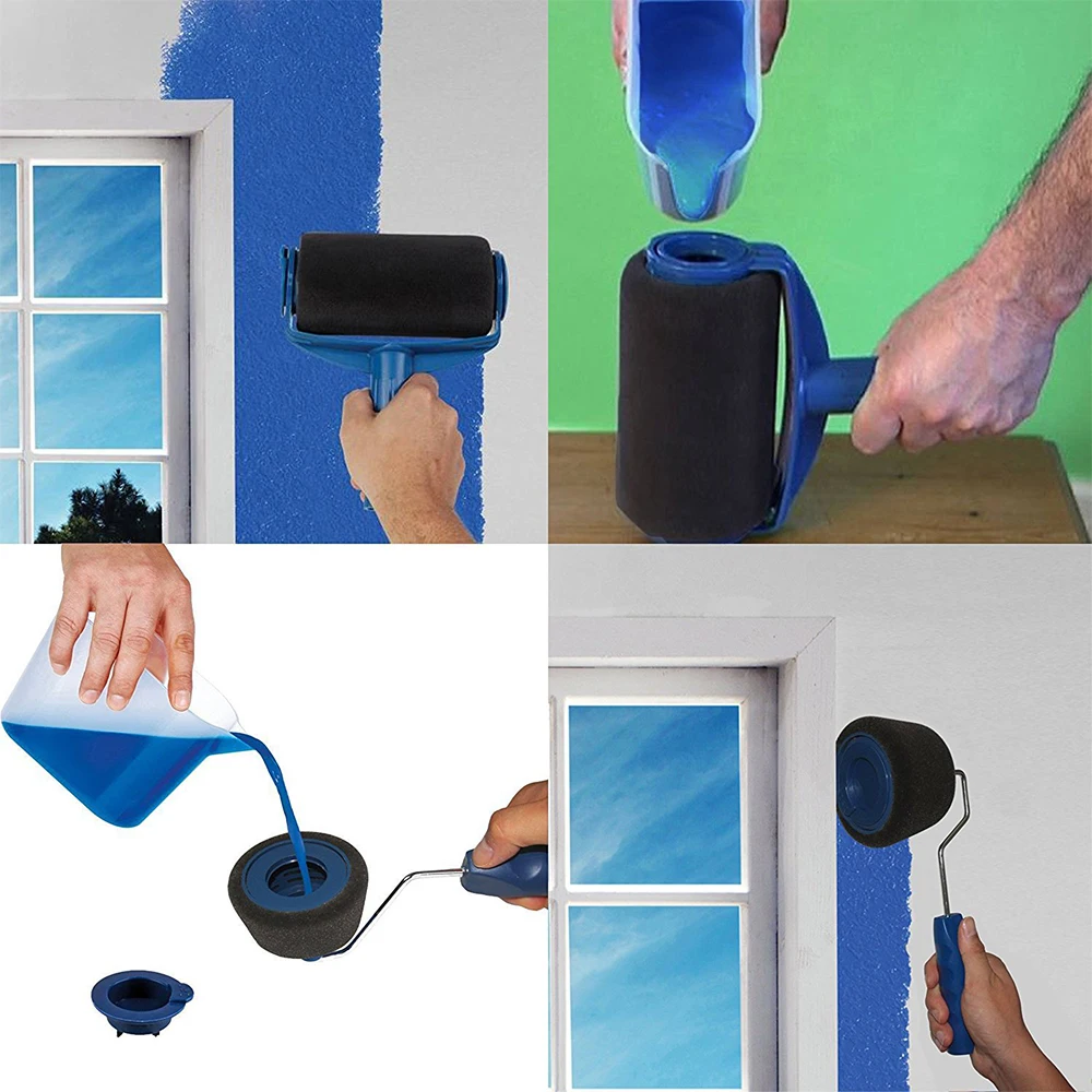 Набор рулонов для рисования DIY 6 шт. многофункциональные ролики декора стен ручка