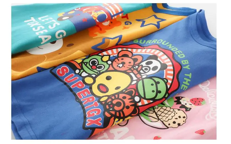 

..Good Quality T-shirt Fashion Casual Short Sleeve Cute Cotton Material small size