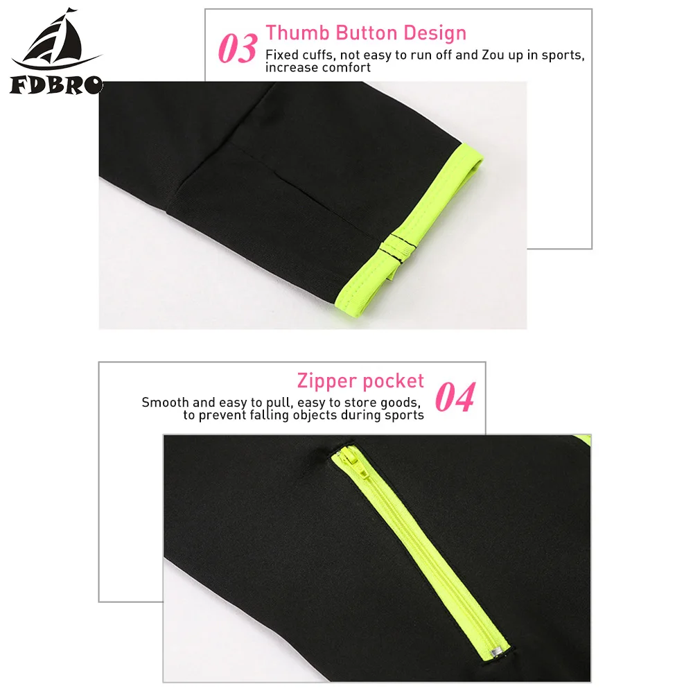 Спортивная Женская куртка на молнии FDBRO для занятий йогой фитнеса спортзала бега