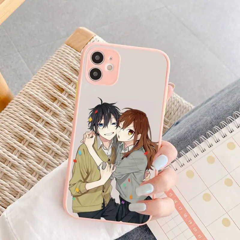 

Miyamura Izumi Horimiya Phone Case Matte Bumper For iphone 12 11 Pro Max X XS Max XR 7 8 Plus 12mini Translucent Cover