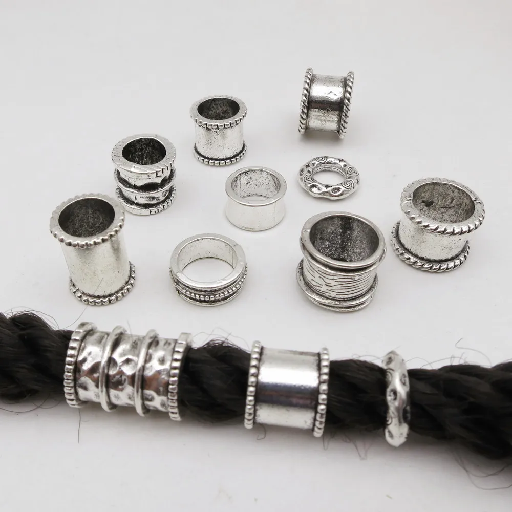 2 шт. 10 различные стили викингов оплетка для волос страшная борода Дред бусины