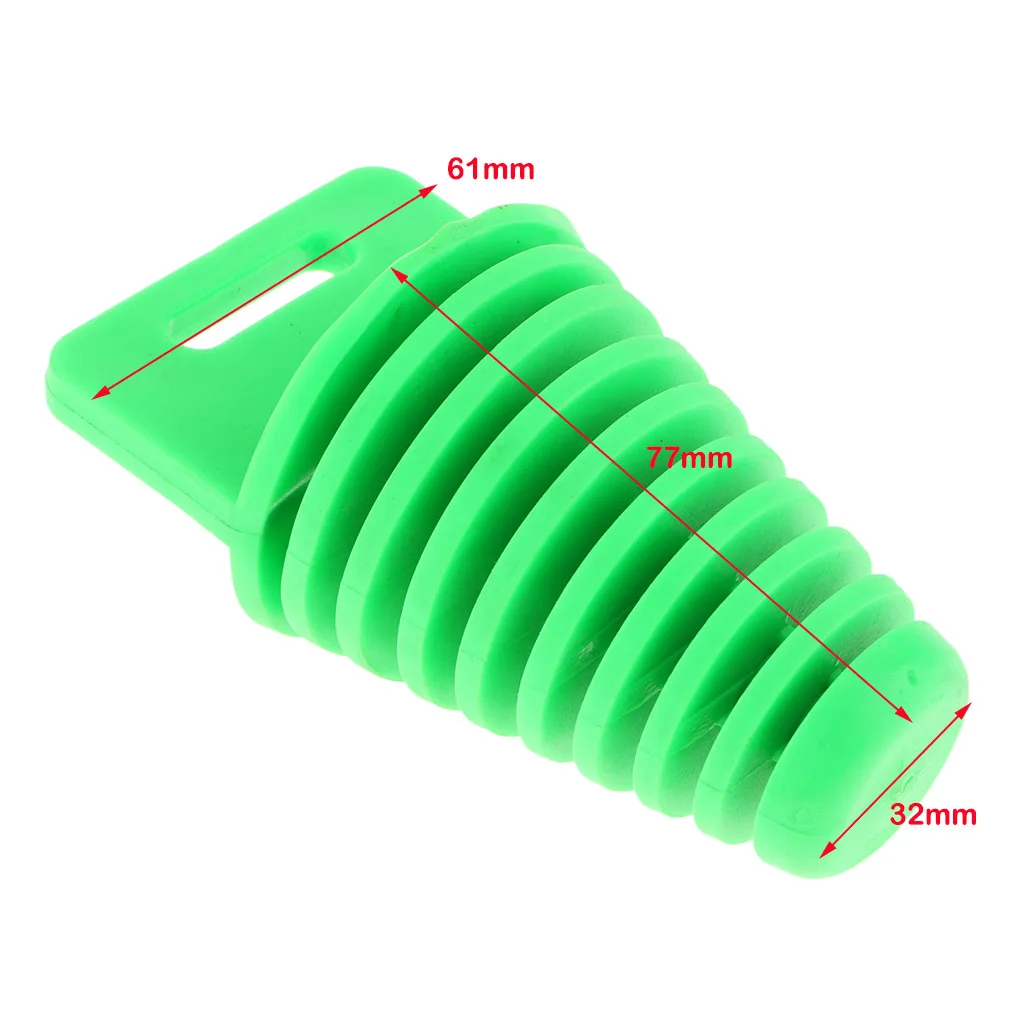 2/4 тактный мотоцикл резиновая заглушка выхлопная труба глушитель моющаяся синий