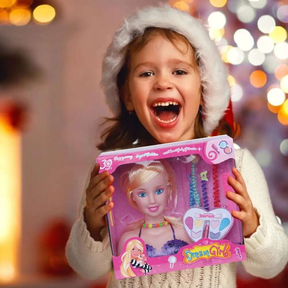 Детский стильный стилист макияж игрушка половина тела прическа кукла манекен