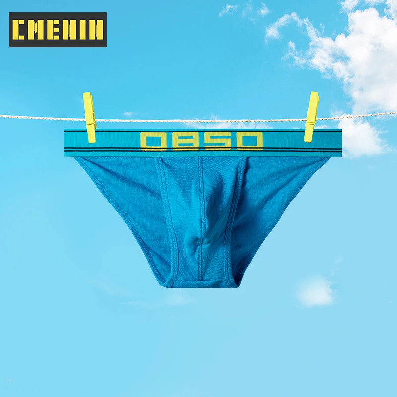 

Трусы-джоки мужские с заниженной талией, Брендовое нижнее белье из хлопка, пикантные трусы для геев, брифы BS3133