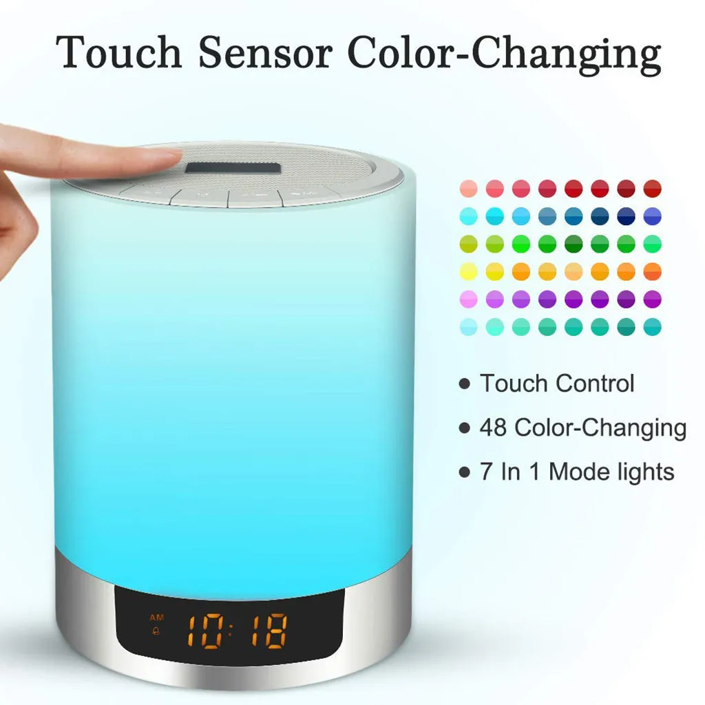 Светодиодный bluetooth-динамик Ночной светильник беспроводная лампа умная музыка