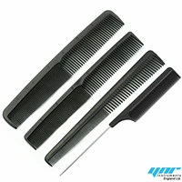 black barber accessories set detangling hair brush styling hot comb straightener high quality hair combs set brand concept store