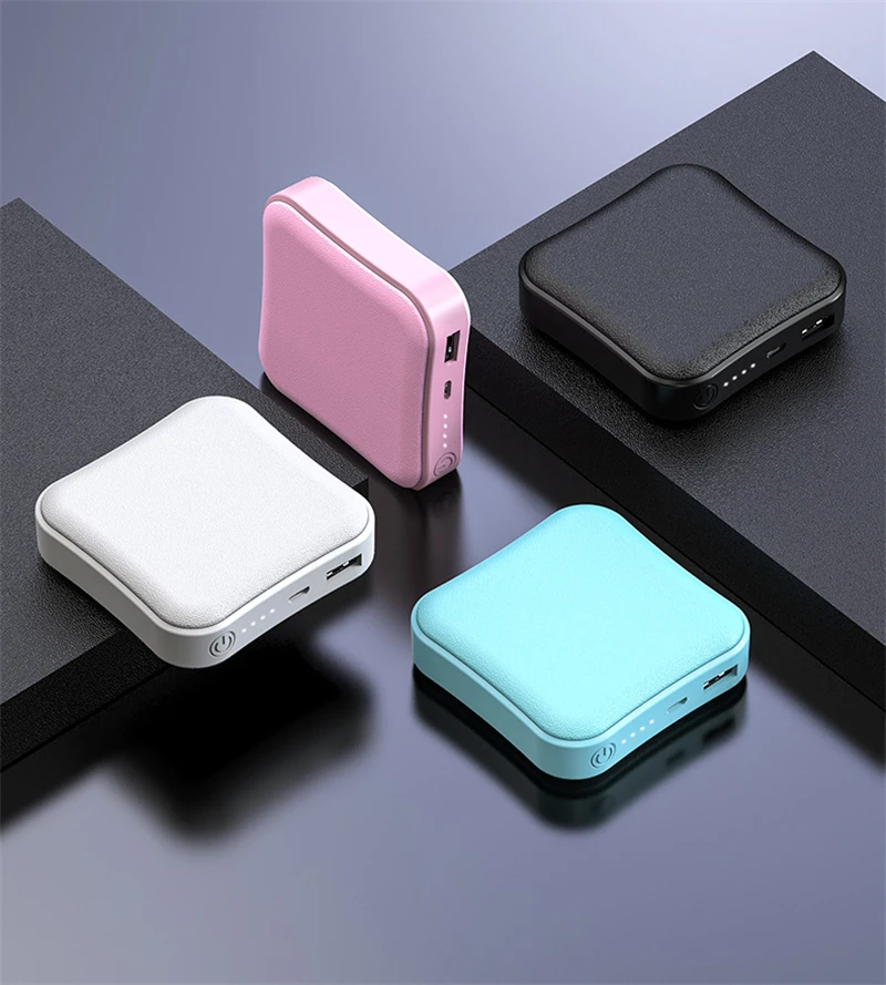 

10000mAh Mini Power Bank Portable Charger External Battery Pack Powerbank for Xiaomi Mi 9 iPhone 12 Pro Huawei Samsung Poverbank