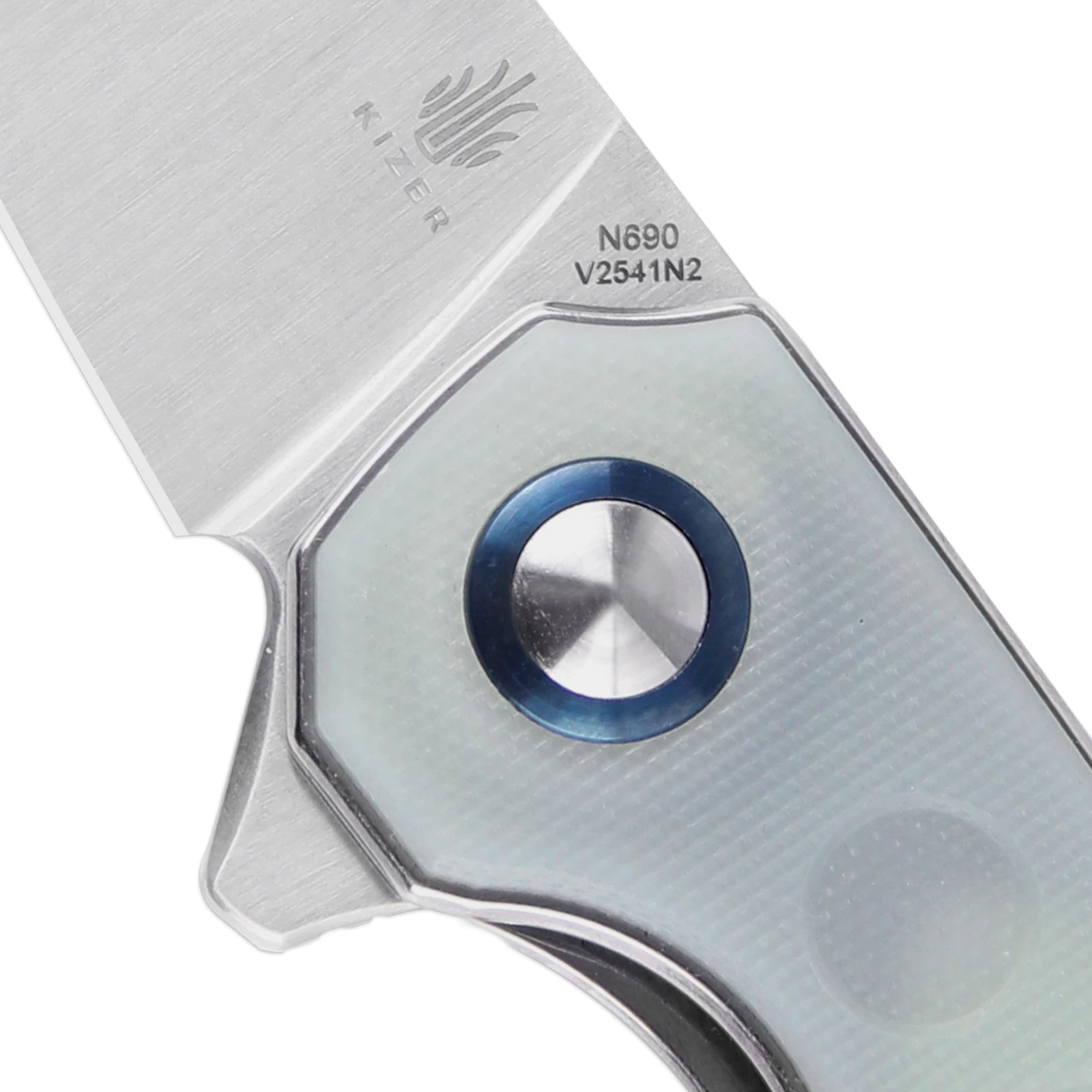 Тактический нож Kizer Lieb V2541N2 новинка 2020 прозрачный с рукояткой G10 легкий для