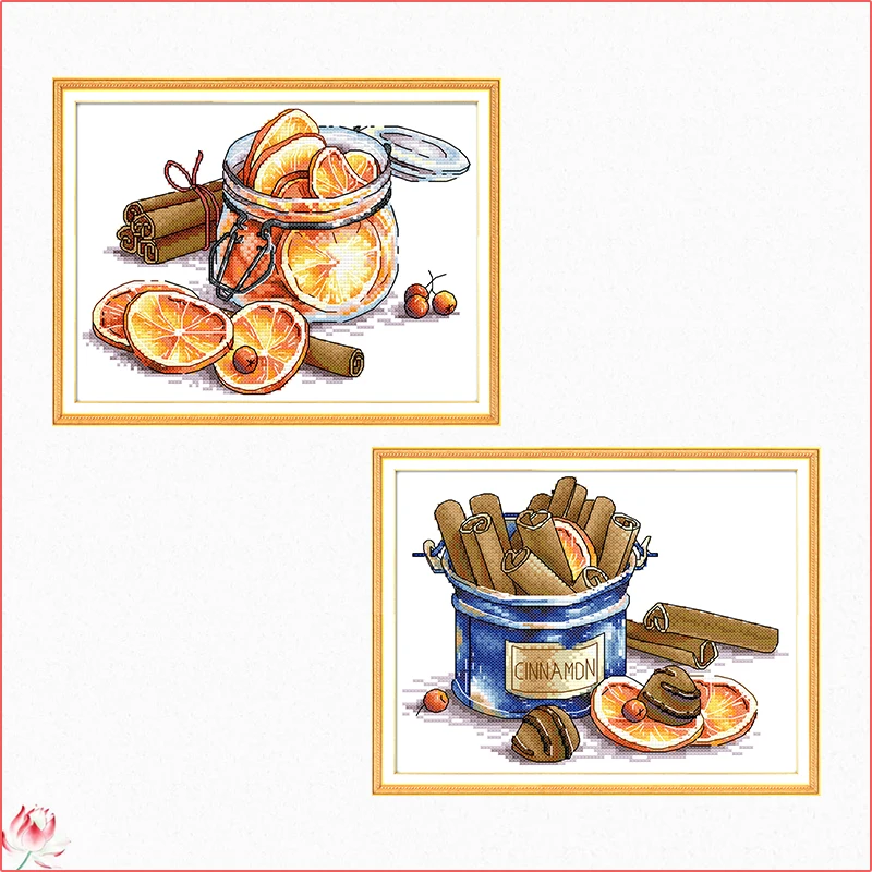 

Набор для вышивки крестиком Joy Sunday, набор «сделай сам» для вышивания корицей, 11CT 14CT, набор для шитья, украшение для дома