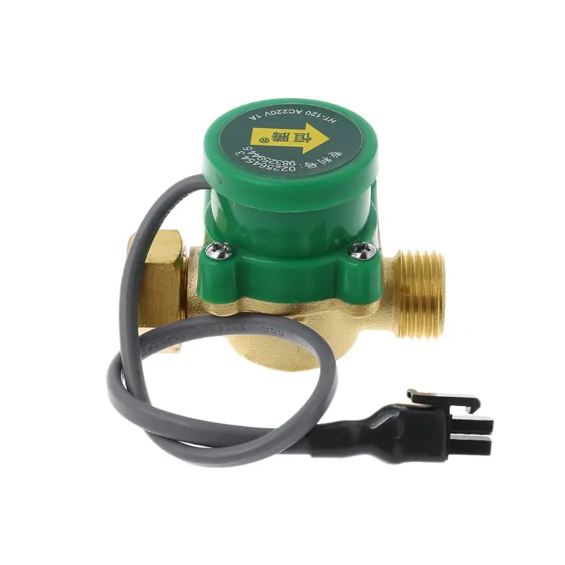 

HT-120 G1/2 "-1/2", реле потока насоса для циркуляции горячей и холодной воды 1,5 А