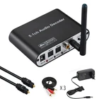 Цифровой аудиодекодер DAC615 DTS 5,1, преобразователь передач DAC Bluetooth BT 5,0 US B, музыкальный плеер SPDIF, оптический коаксиальный вход FLAC APE A