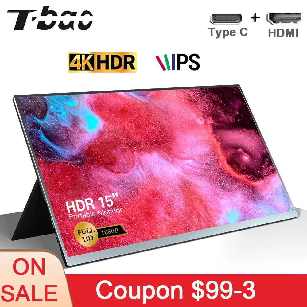 Т Бао 15 ''для контроля уровня сахара в крови с HD 1080P IPS Панель Поддержка Экран