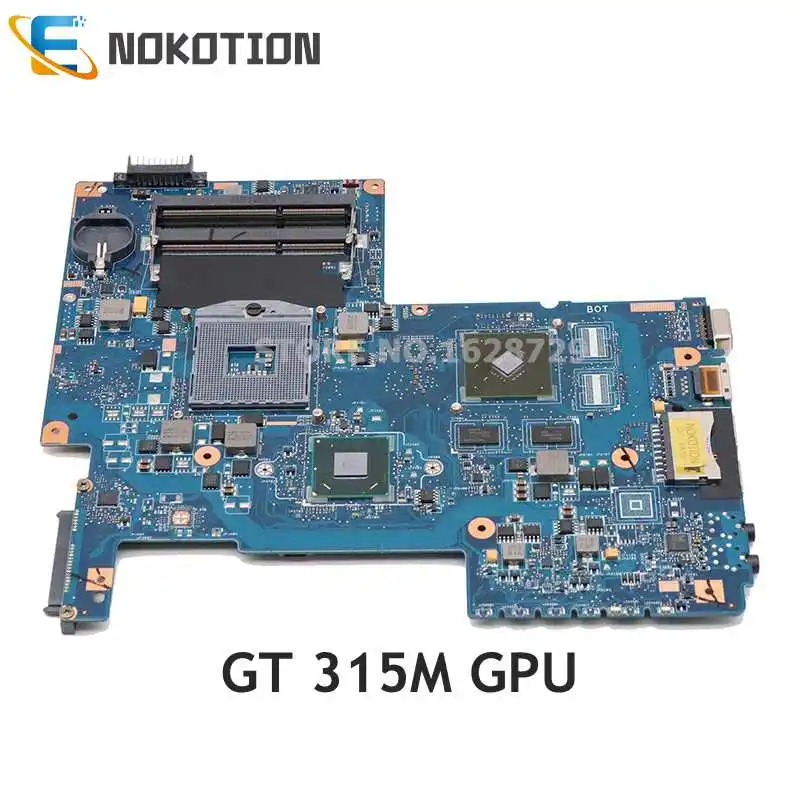 

NOKOTION H000033490 H000031380 для ноутбука TOSHIBA Satellite C670 C670-17D материнская плата HM65 DDR3 GT315M GPU
