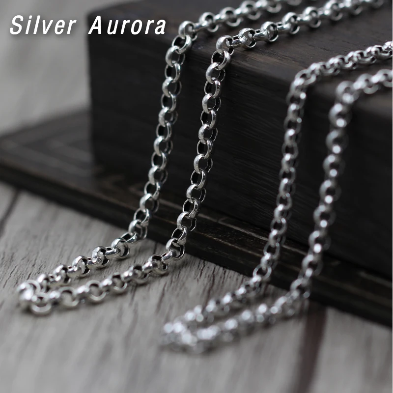 Винтажный подвеска с монетой для мужчин и женщин из настоящего массивного серебра 925 пробы - ювелирное украшение в стиле хип-хоп и рок, модный подарок.