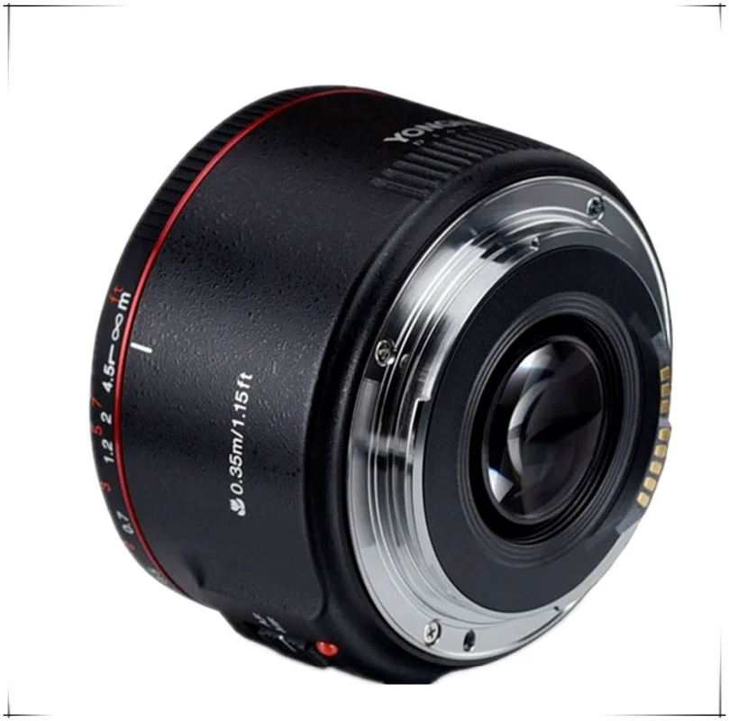 Новый объектив YN50mm F1.8 II с большой апертурой и автофокусом для камеры Canon эффектом