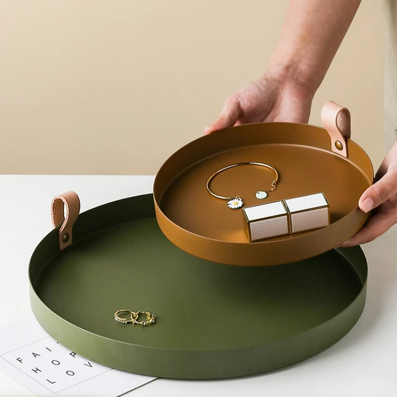 

Lifestyle Nordic INS Wind Household Living Room Snacks Dessert Fruit Tray Aromatherapy Cosmetics Vase Storage Tray