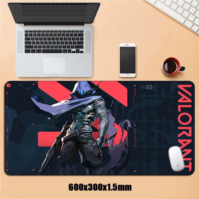 Большие резиновые коврики Valorant игровой Мышь pad клавиатура большой Pad Скорость