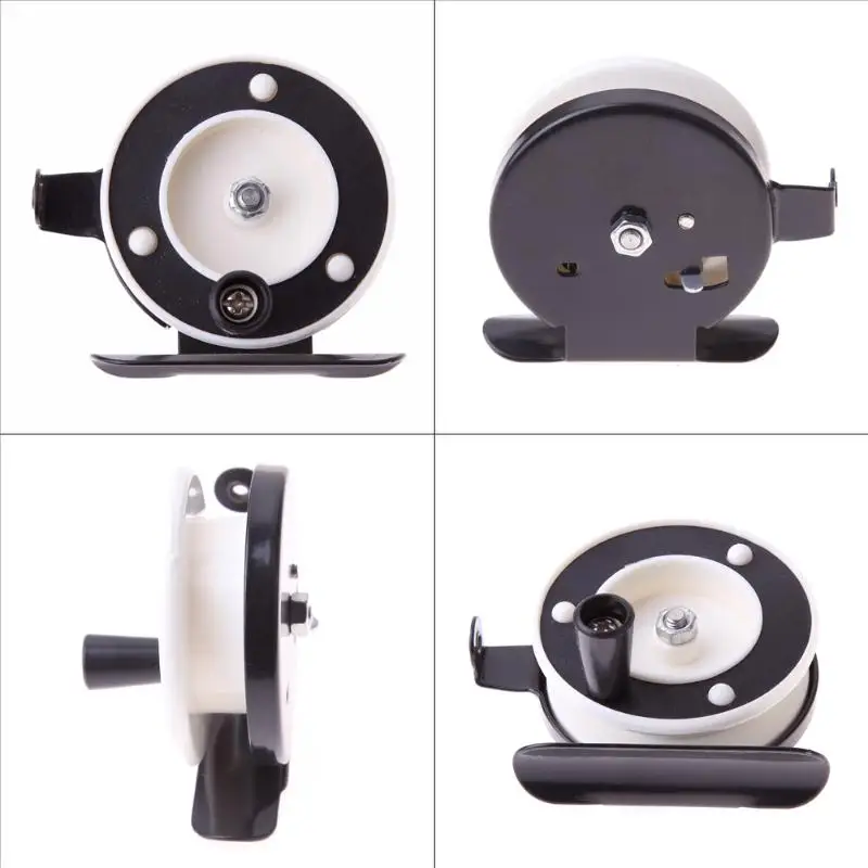 Мини удочка для подледной рыбалки катушка лески удочки металлические стальные