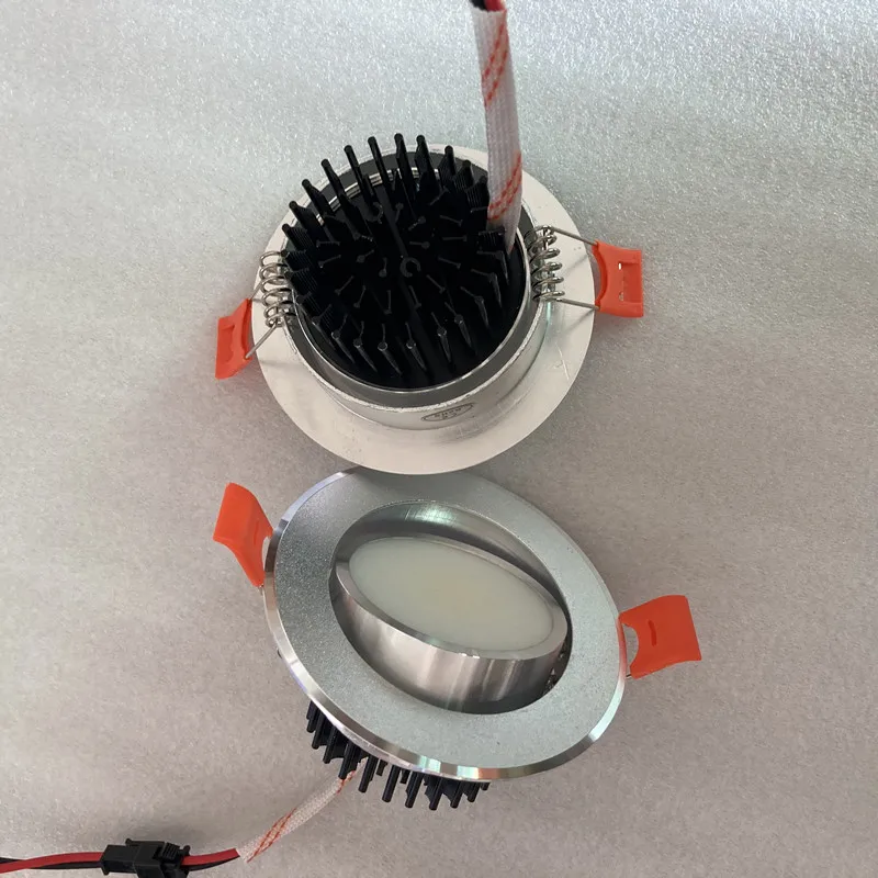 Затемнения Светодиодный точечный светильник матовый маска COB Точечный 5 Вт 7 9 12 15