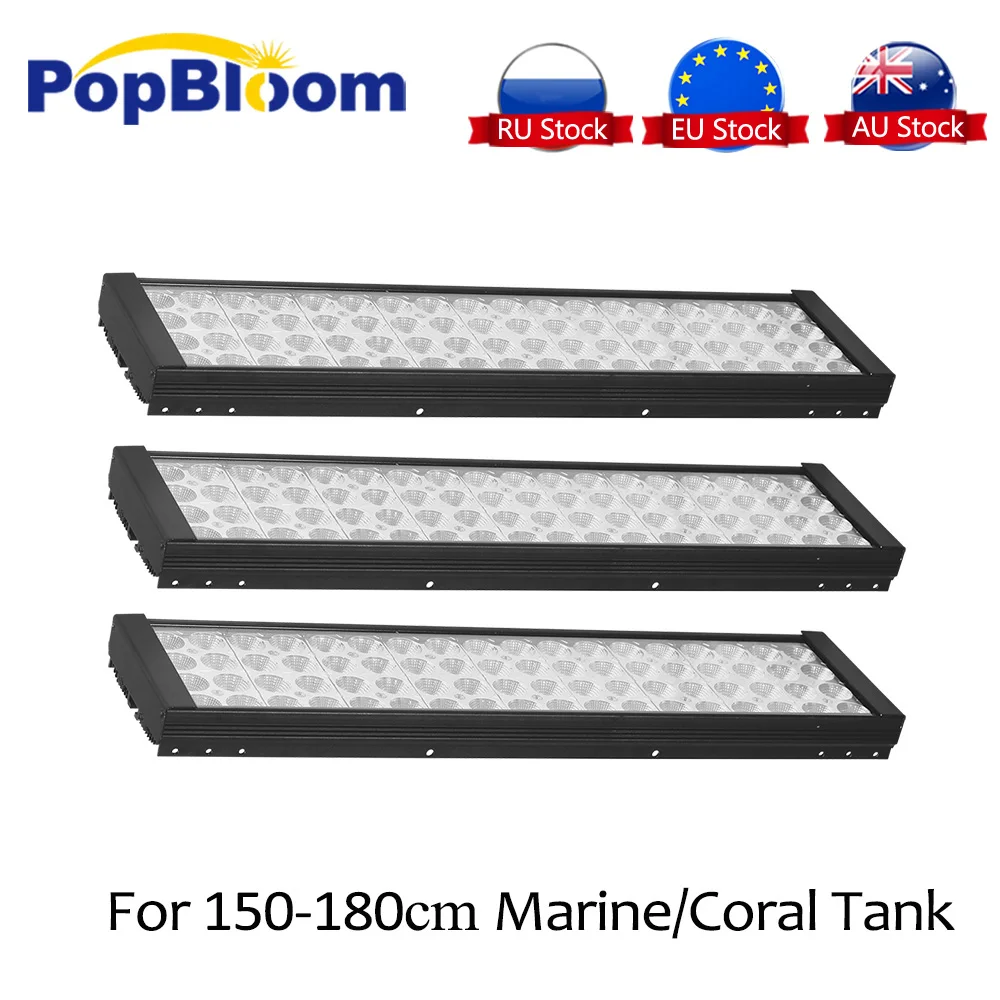 PopBloom морской Светодиодный светильник ультрафиолетовая лампа для аквариума