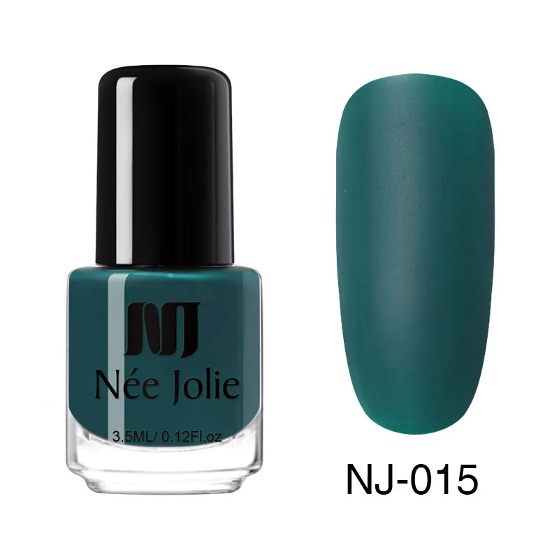 Nail Pure Color Nail Polish Glue New 21 Color Autumn and Winter Matte Matte Scrub Nail Polish - Color: NJ-015