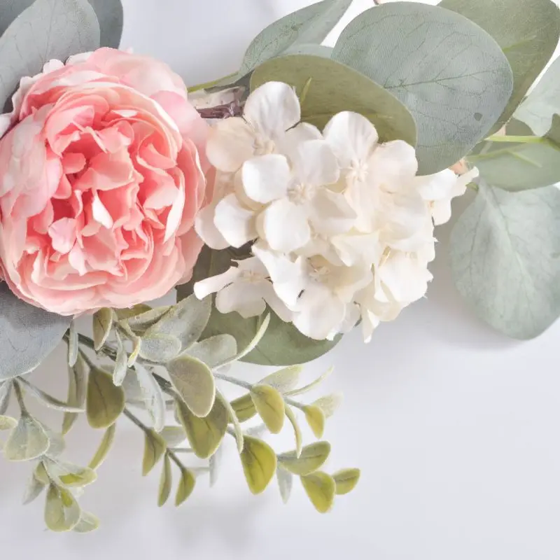 Пасторальный пионовый венок деревянный домашний декор синее заклинание 5