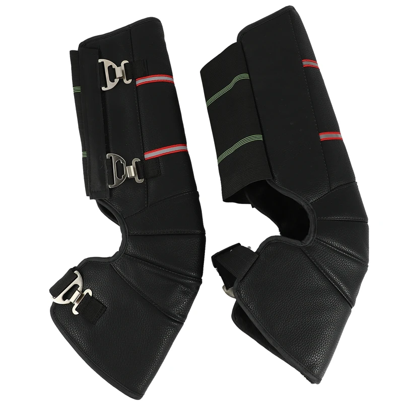 

Motorcycle Pu Leatherwarm Kneepad Motorbike Riding Knee Pads Windproof Coldproof Winter Outdoor Knee